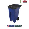 Contenedor con 2 ruedas Rollout Rubbermaid 32 Gal