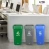 Combo ecológico Estrabins botes tapa vaivén 26 L