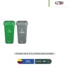 Combo ecológico Estrabins botes tapa vaiven 53 L
