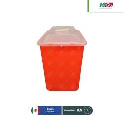 Contenedor rojo para punzocortantes 8.5 L