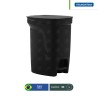 Bote de basura con pedal Tramontina Compact 10 L