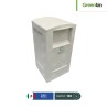 Bote para basura tapa con bisagras y balancín 130 L