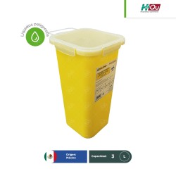 Contenedor P/Liquidos 3 L Amarillo HQU