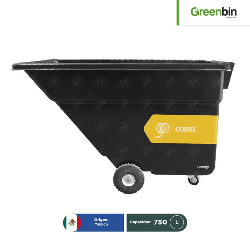 Contenedor de volteo Greenbin 750 L