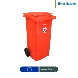 Contenedor con 2 ruedas Plastik Gogic RPBI 120 L