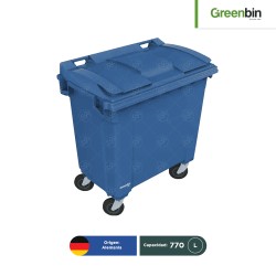 Contenedor con 4 ruedas Greenbin 770 L