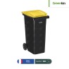 Contenedor con 2 ruedas tapa de color Greenbin 180 L