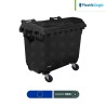 Contenedor con 4 ruedas Gris Oscuro Plastik Gogic 660 L