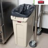 Contenedor Slim Jim sin tapa Rubbermaid 16 Gal