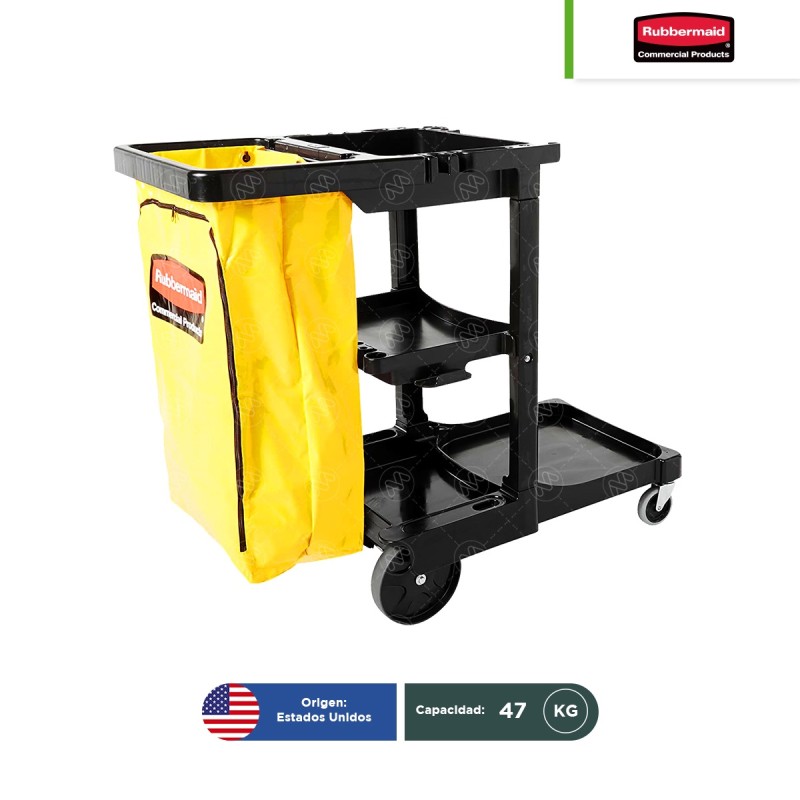 Carro de limpieza de conserjería – tradicional Rubbermaid