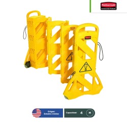 Barrera de seguridad móvil 13 pies Rubbermaid