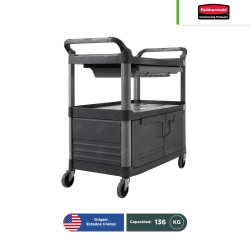 Carro para instrumentos c/puertas y cajón Xtra Rubbermaid