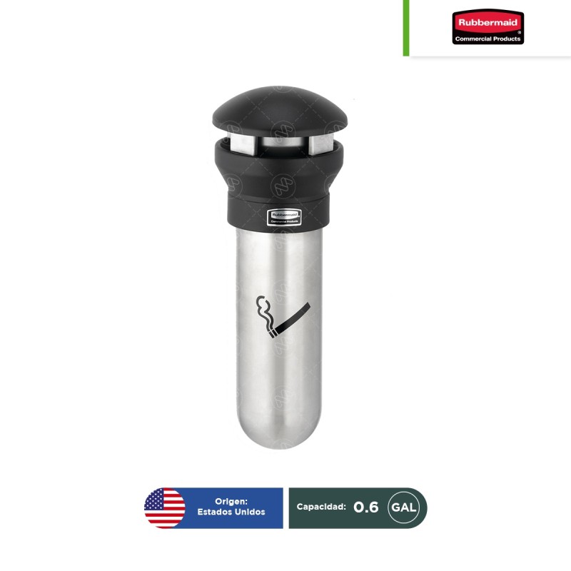 Cenicero Infinity de pared Rubbermaid