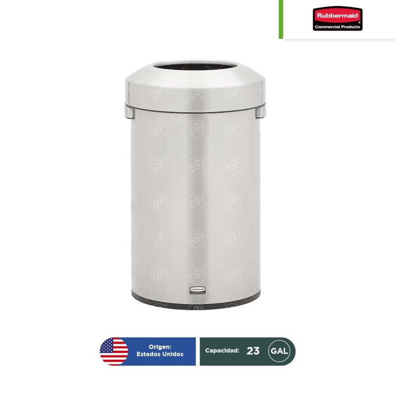 Contenedor acero inoxidable Refine circular Rubbermaid