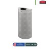 Contenedor acero inoxidable semicircular perforado Rubbermaid 12 Gal