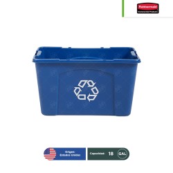 Caja de reciclaje Rubbermaid 18 Gal