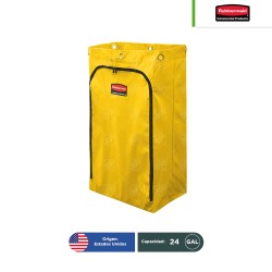 Bolsa de vinilo para carro de limpieza Rubbermaid 24 Gal