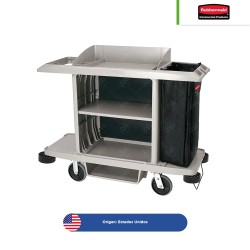 Carro de limpieza de tamaño completo ejecutivo Rubbermaid