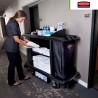 Carro de limpieza de tamaño completo ejecutivo Rubbermaid