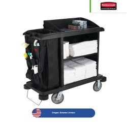 Carro de limpieza de tamaño compacto ejecutivo Rubbermaid