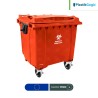 Contenedor con 4 ruedas Plastic Gogic RPBI 1100 L