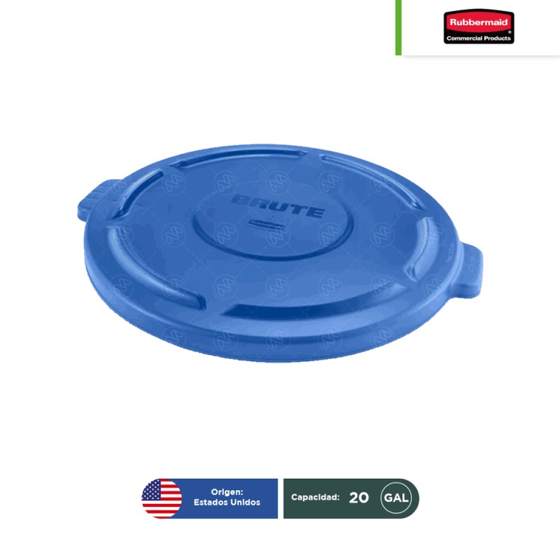 Tapa plana para contenedor Brute 20 Gal Rubbermaid