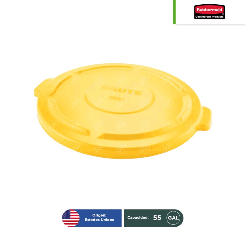 Tapa plana para contenedor Brute 55 Gal Rubbermaid