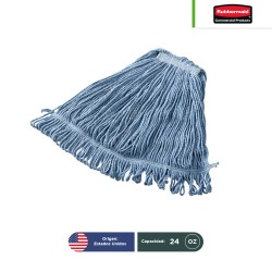 Trapeador de algodón Super Stitch con diadema 1″ Rubbermaid 24 OZ
