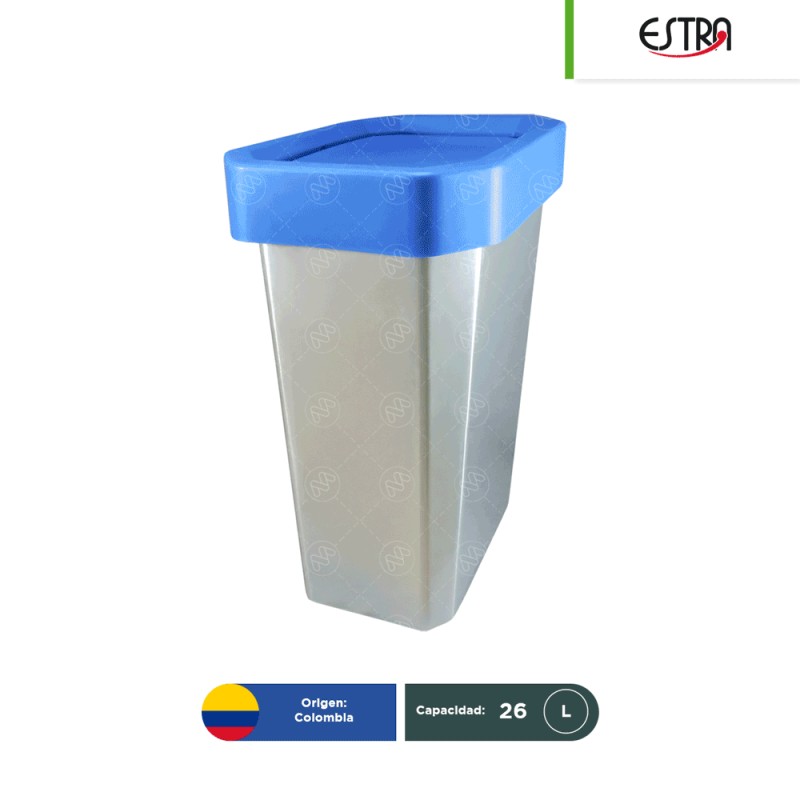 Bote de basura tapa vaivén Estrabins IML 26 L