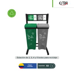 Estación ecológica 2 a 5 divisiones Estra MR 53 L
