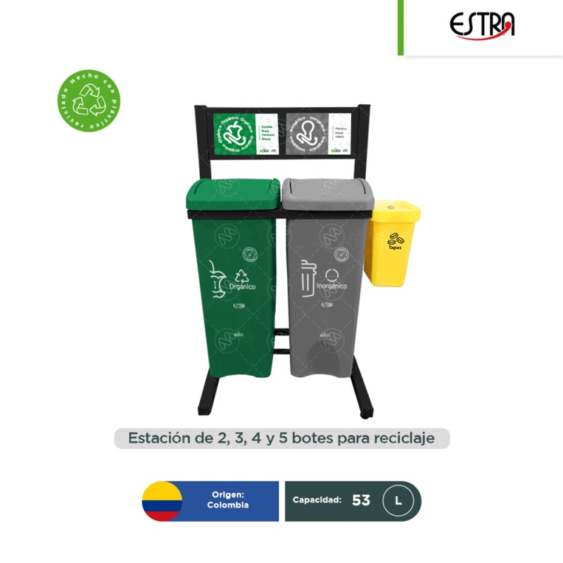 Estación ecológica 2 a 5 divisiones accesorio Estra MR 53 L