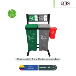 Estación ecológica 2 a 5 divisiones accesorio P Estra MR 53 L