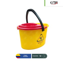 Cubeta con escurridor Estra 12 L