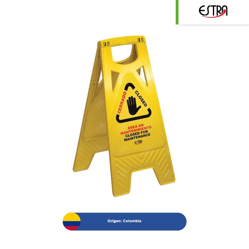 Señal área en mantenimiento Estra