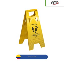 Señal zona de desinfección Estra